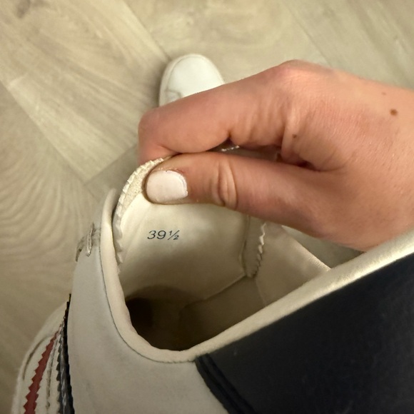 Moncler Red & White Everyday Sneaker - Picture 4 of 4
